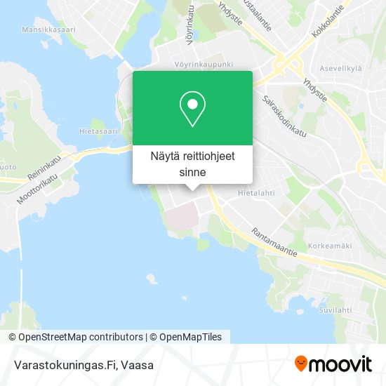 Varastokuningas.Fi kartta