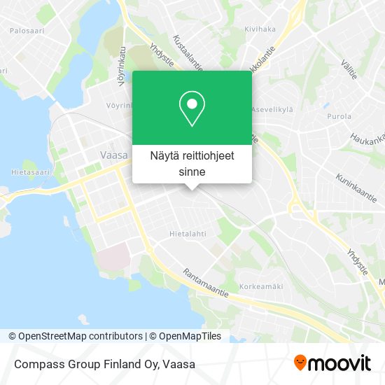 Compass Group Finland Oy kartta