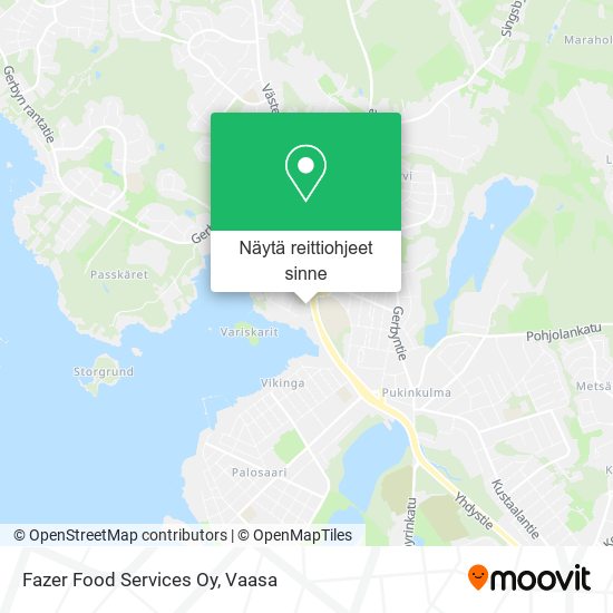 Fazer Food Services Oy kartta