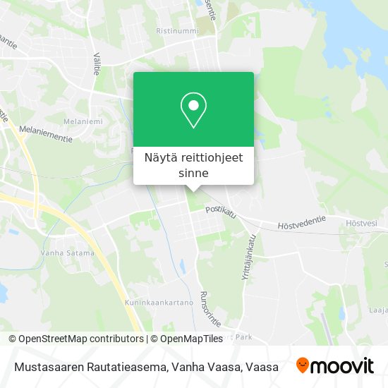 Kuinka päästä kohteeseen Mustasaaren Rautatieasema, Vanha Vaasa  kulkuvälineellä Bussi?