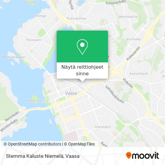 Stemma Kaluste Niemelä kartta