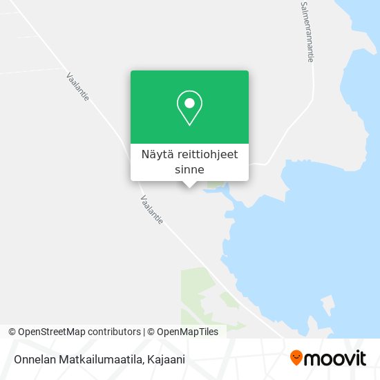 Onnelan Matkailumaatila kartta