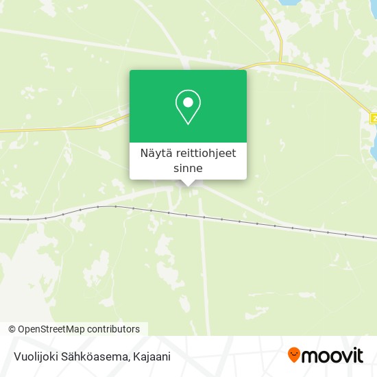 Vuolijoki Sähköasema kartta