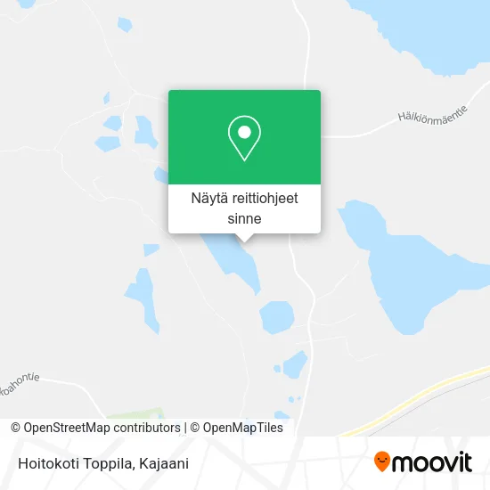 Hoitokoti Toppila kartta