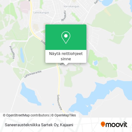 Saneeraustekniikka Sartek Oy kartta
