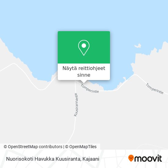 Nuorisokoti Havukka Kuusiranta kartta