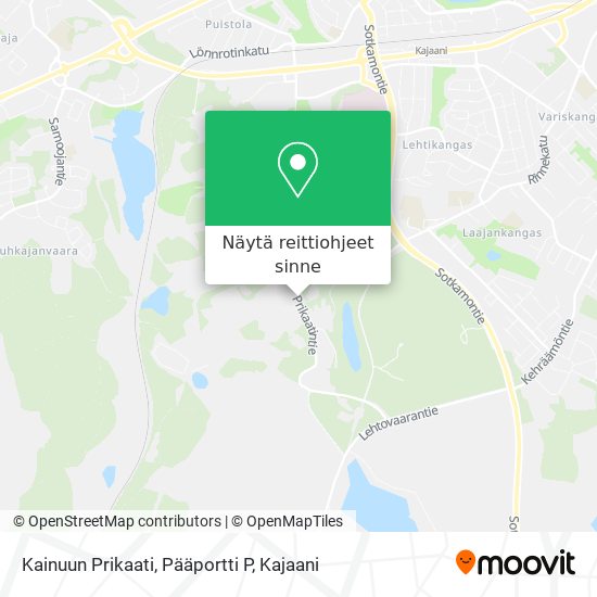 Kainuun Prikaati, Pääportti P kartta
