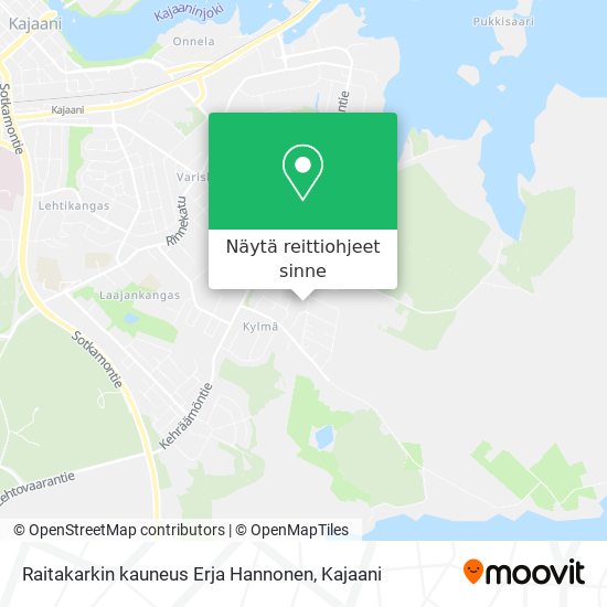 Raitakarkin kauneus Erja Hannonen kartta