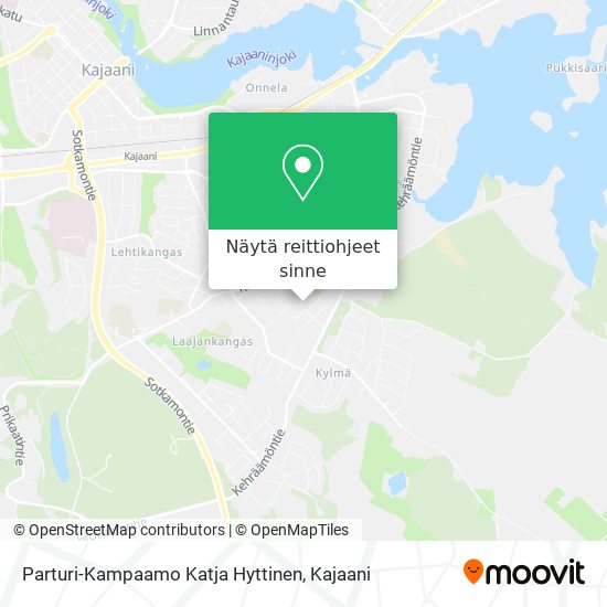 Parturi-Kampaamo Katja Hyttinen kartta