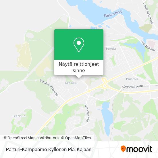 Parturi-Kampaamo Kyllönen Pia kartta