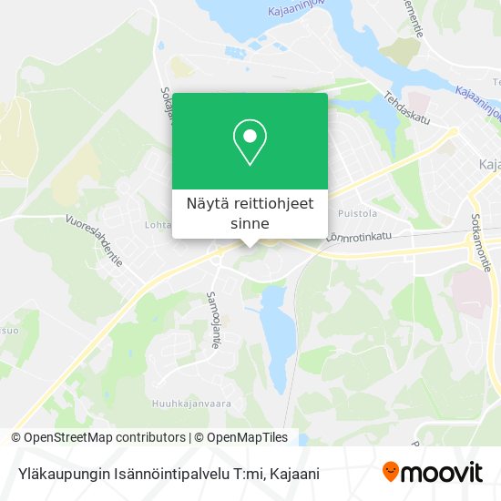 Yläkaupungin Isännöintipalvelu T:mi kartta