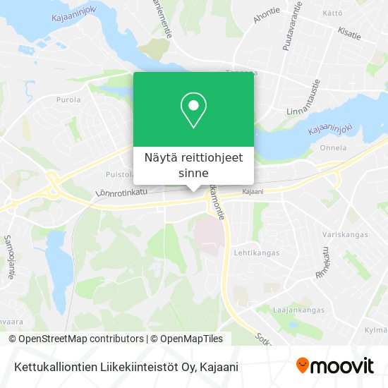 Kettukalliontien Liikekiinteistöt Oy kartta