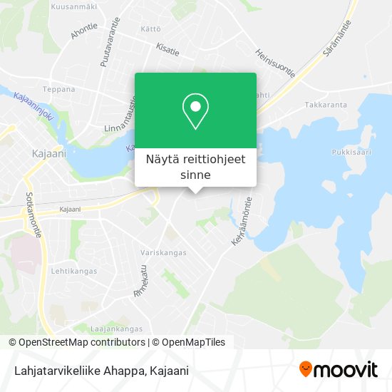 Lahjatarvikeliike Ahappa kartta
