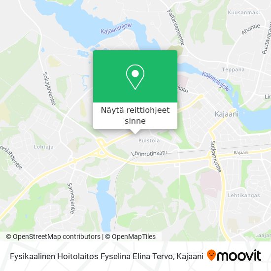 Fysikaalinen Hoitolaitos Fyselina Elina Tervo kartta
