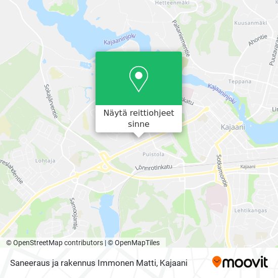 Saneeraus ja rakennus Immonen Matti kartta