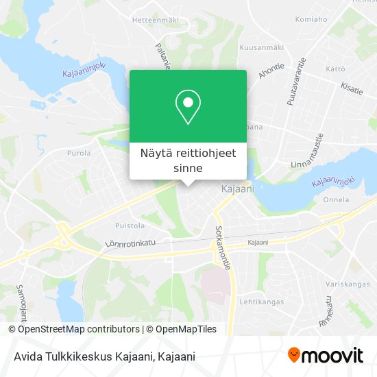 Avida Tulkkikeskus Kajaani kartta