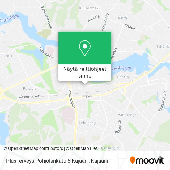 PlusTerveys Pohjolankatu 6 Kajaani kartta