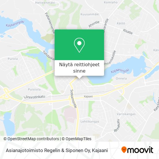 Asianajotoimisto Regelin & Siponen Oy kartta