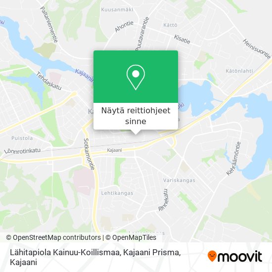 Lähitapiola Kainuu-Koillismaa, Kajaani Prisma kartta