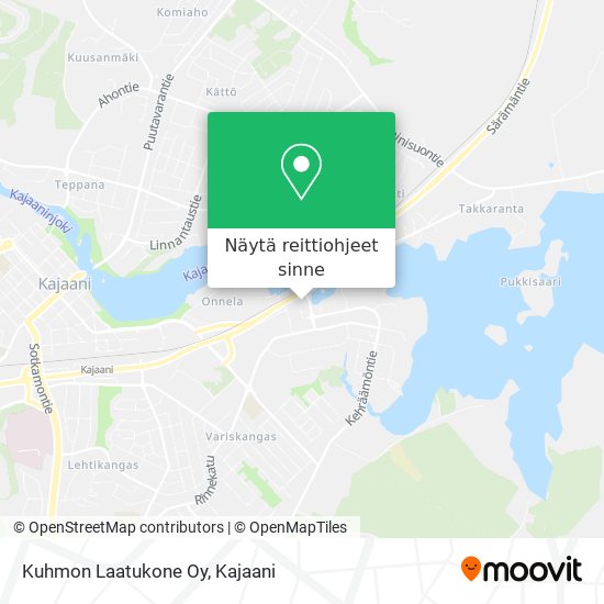Kuhmon Laatukone Oy kartta