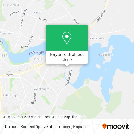 Kainuun Kiinteistöpalvelut Lampinen kartta