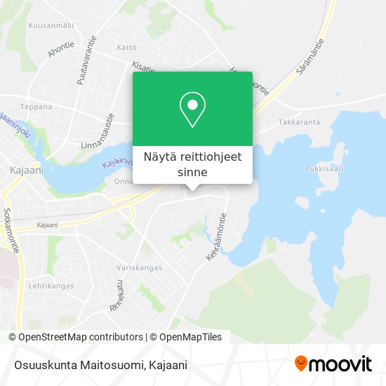 Osuuskunta Maitosuomi kartta