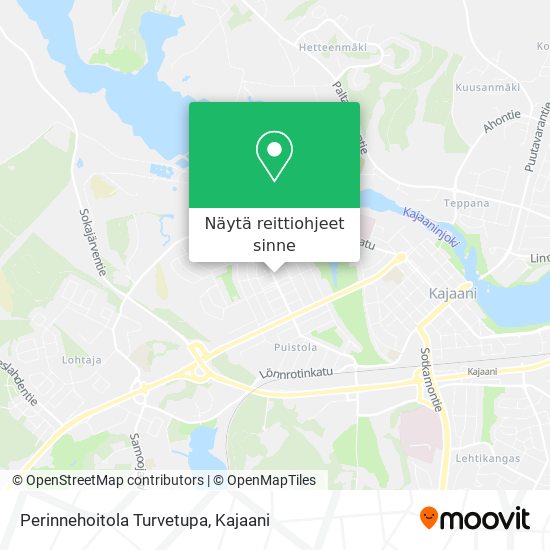 Perinnehoitola Turvetupa kartta