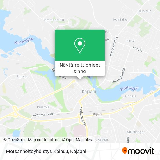 Kuinka päästä kohteeseen Metsänhoitoyhdistys Kainuu paikassa Kajaani  kulkuvälineellä Bussi?