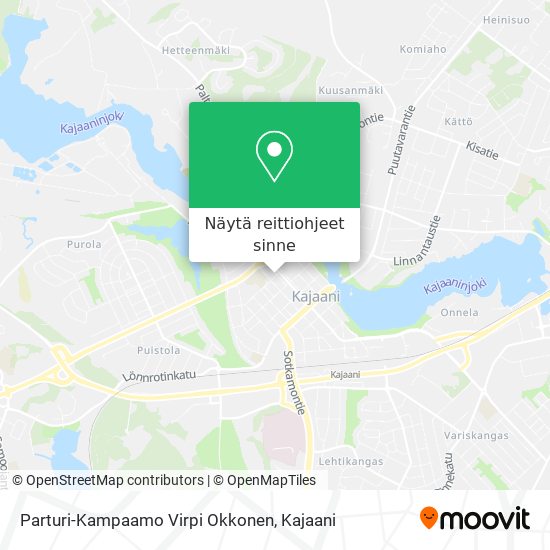 Parturi-Kampaamo Virpi Okkonen kartta