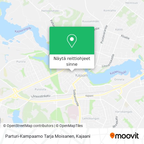 Parturi-Kampaamo Tarja Moisanen kartta
