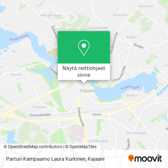 Parturi-Kampaamo Laura Kurkinen kartta