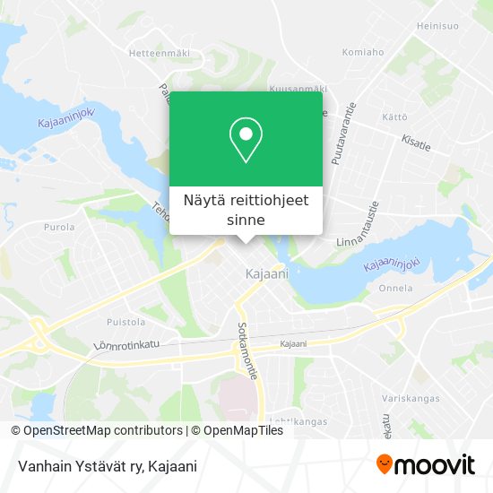 Vanhain Ystävät ry kartta