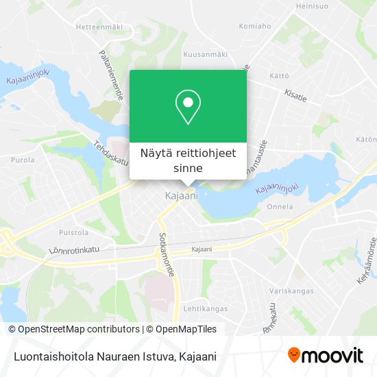 Luontaishoitola Nauraen Istuva kartta