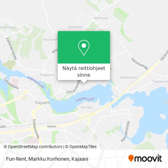 Fun-Rent, Markku Korhonen kartta