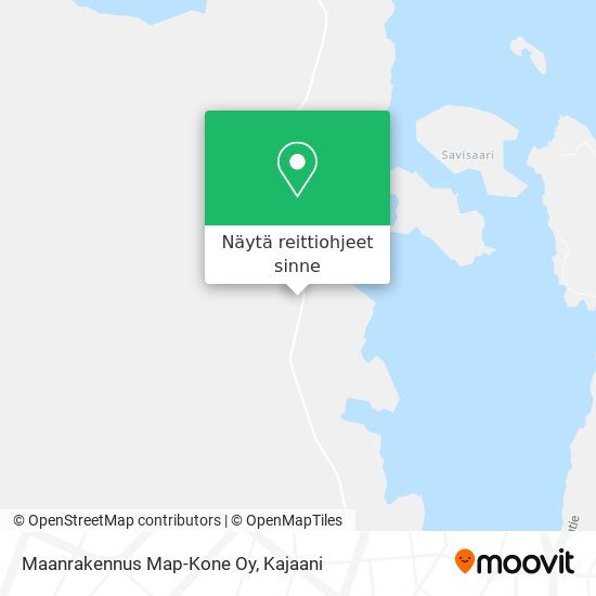 Maanrakennus Map-Kone Oy kartta