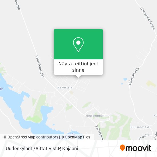 Uudenkylänt./Aittat.Rist.P kartta