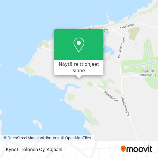 Kyösti Tolonen Oy kartta