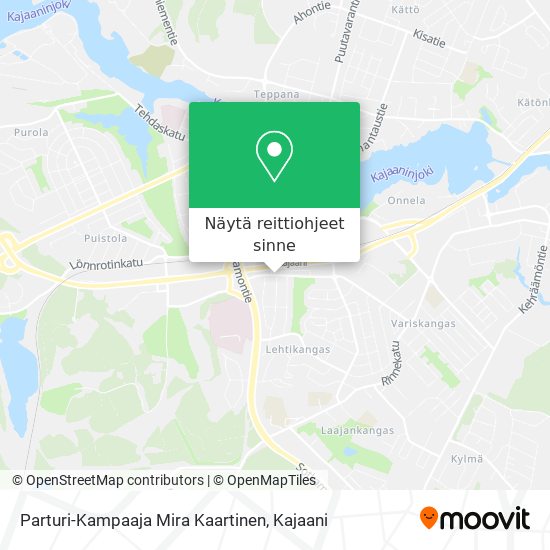 Parturi-Kampaaja Mira Kaartinen kartta