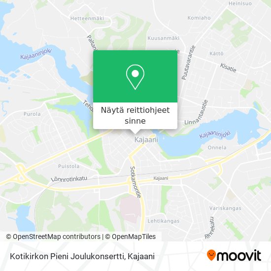 Kotikirkon Pieni Joulukonsertti kartta