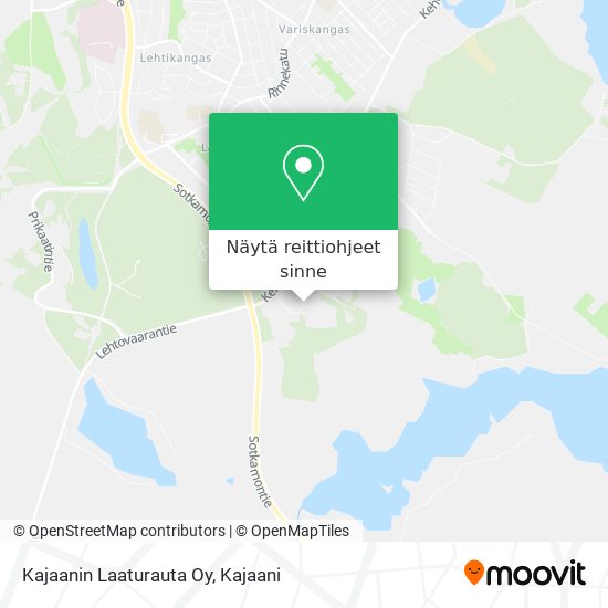 Kajaanin Laaturauta Oy kartta