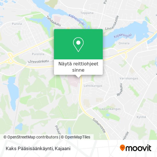 Kaks Pääsisäänkäynti kartta
