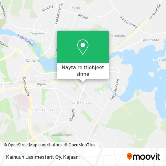 Kainuun Lasimestarit Oy kartta