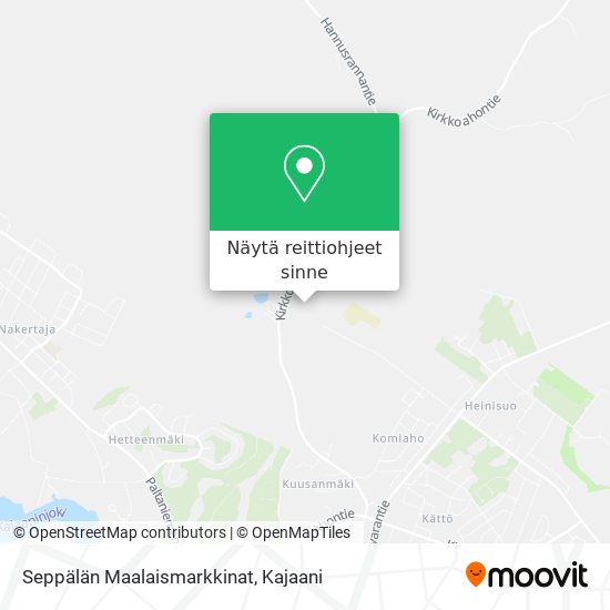 Seppälän Maalaismarkkinat kartta