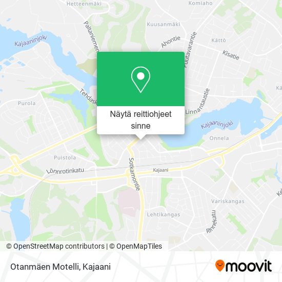 Otanmäen Motelli kartta