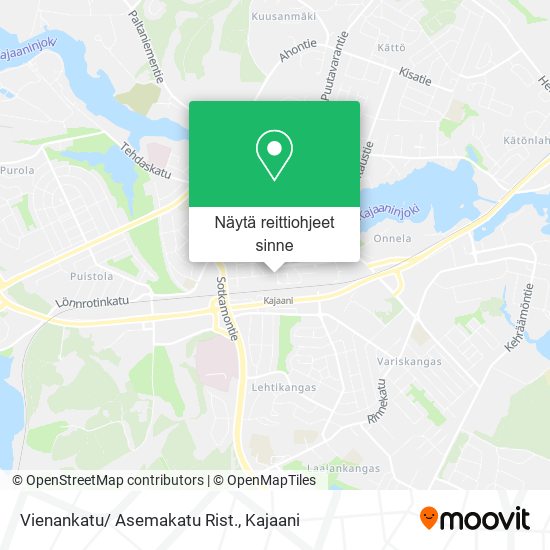 Vienankatu/ Asemakatu Rist. kartta