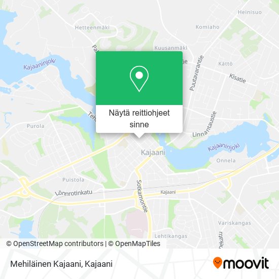 Mehiläinen Kajaani kartta