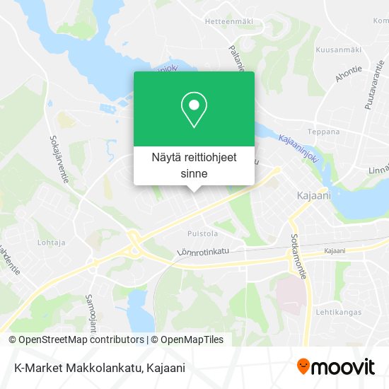 K-Market Makkolankatu kartta