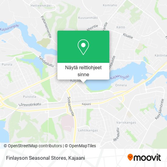 Finlayson Seasonal Stores kartta