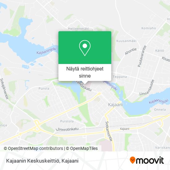 Kajaanin Keskuskeittiö kartta