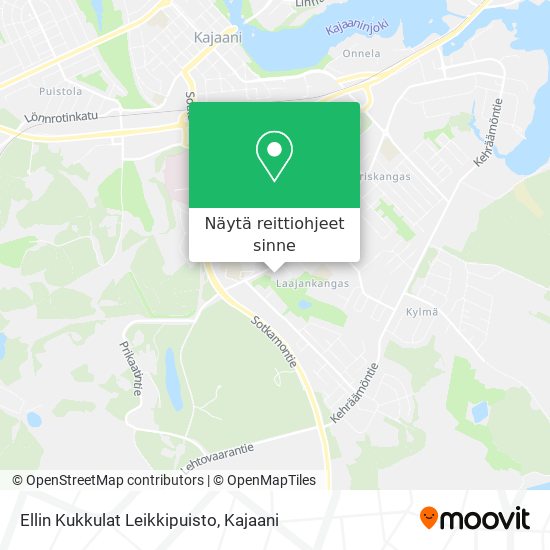 Ellin Kukkulat Leikkipuisto kartta